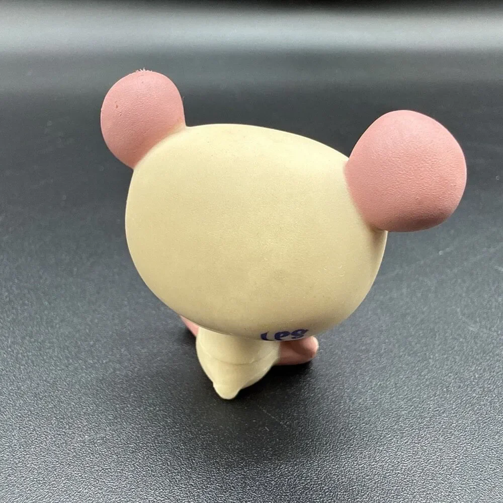 LPS Littlest Pet Shop Pink & Tan Mouse Figure, Ages 3-5, Age Level 3-4, 4-7